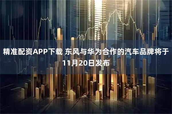 精准配资APP下载 东风与华为合作的汽车品牌将于11月20日发布
